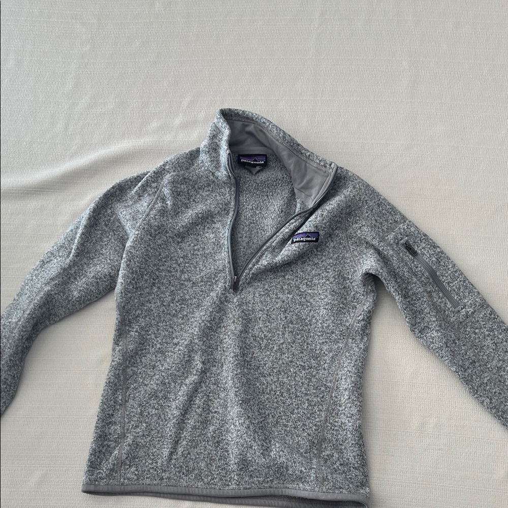 Patagonia Heather Gray Fleece Pullover
